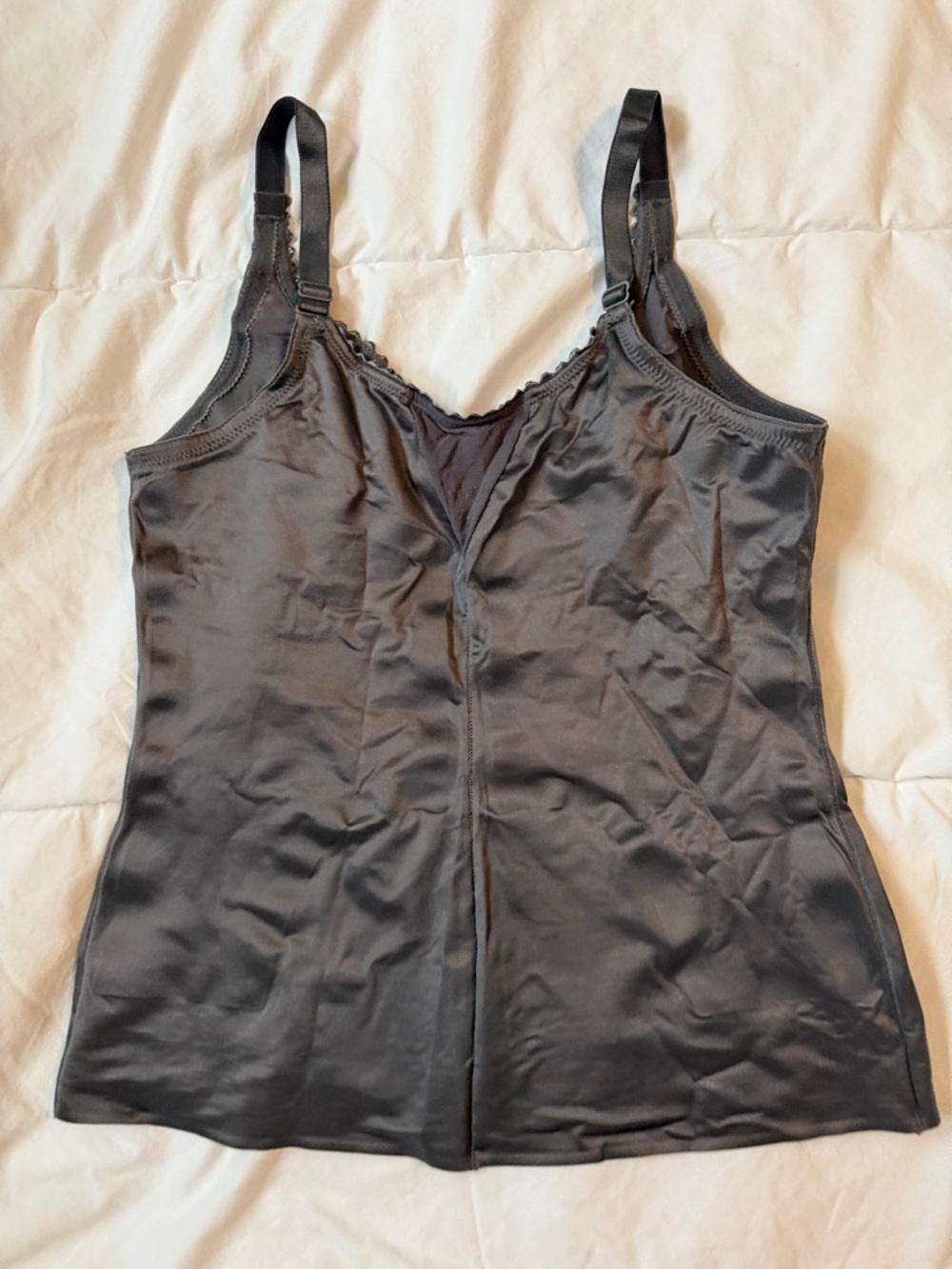 Ruby Ribbon Gray Shapewear Camisole - Picture 3 of 4